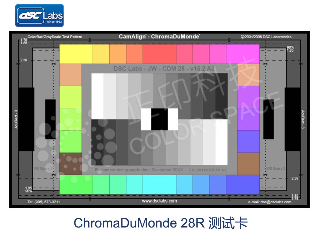 ChromaDuMonde 28R測試卡